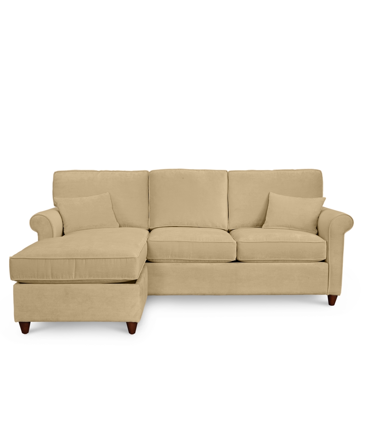 Lidia Fabric 2-Pc. Reversible Chaise Sectional Sofa with Storage Ottoman - Custom Colors, Created for Macy's
