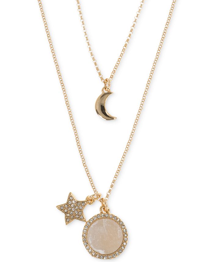 Ivanka Trump Rose Gold-Tone Two-in-One Star and Moon Charm Pendant ...