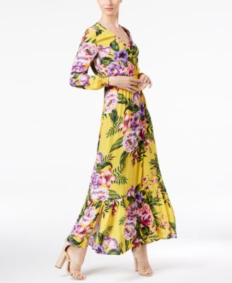 ECI - Floral-Print Maxi Dress