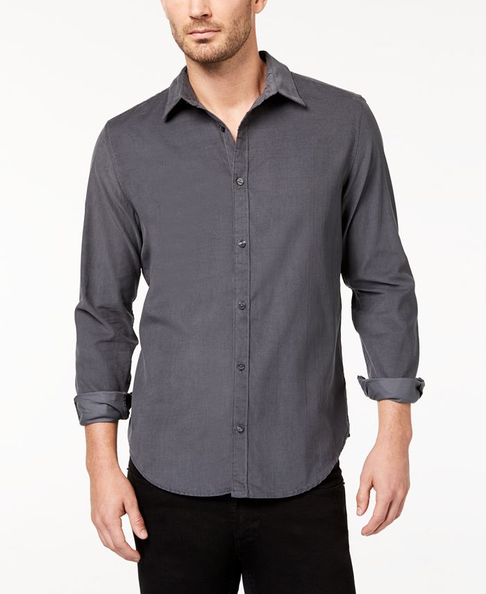 Calvin Klein Jeans Men's Solid Corduroy Shirt - Macy's