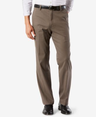 Dockers - Men's Easy Stretch Classic Fit Flat Front Khaki Pants