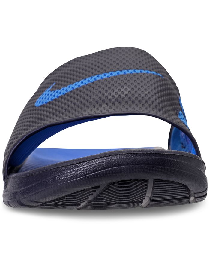 nike men's benassi solarsoft slide 2 sandals from finish line