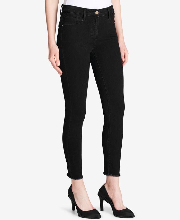 DKNY Cropped Stair-Step Jeans - Macy's