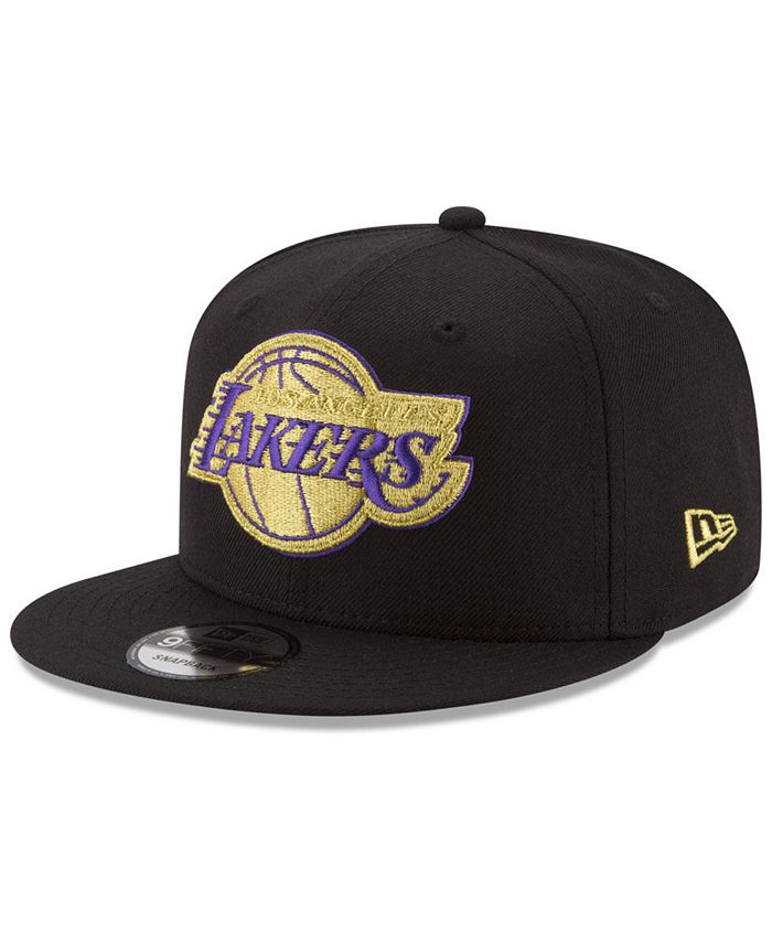 New Era Los Angeles Lakers Gold on Team 9FIFTY Snapback Cap - Macy's
