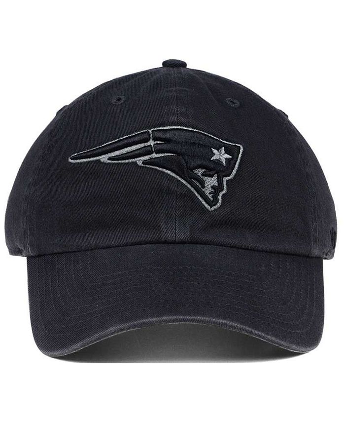 '47 Brand New England Patriots Dark Charcoal CLEAN UP Cap - Macy's
