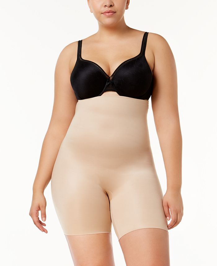 SPANX Women's Plus Size Power Conceal-Her High-Waisted Mid-Thigh Short  10132P - Macy's