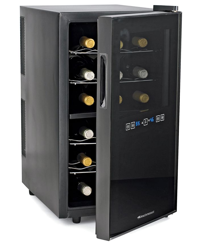Wine Enthusiast 2720318 18 Bottle Two Temperature Wine Cooler Macy s