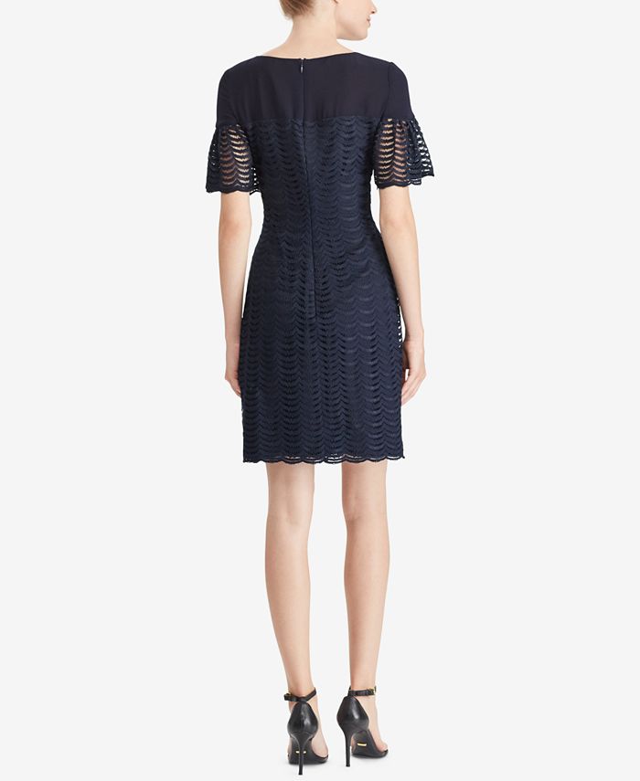 American living on sale scalloped lace dress