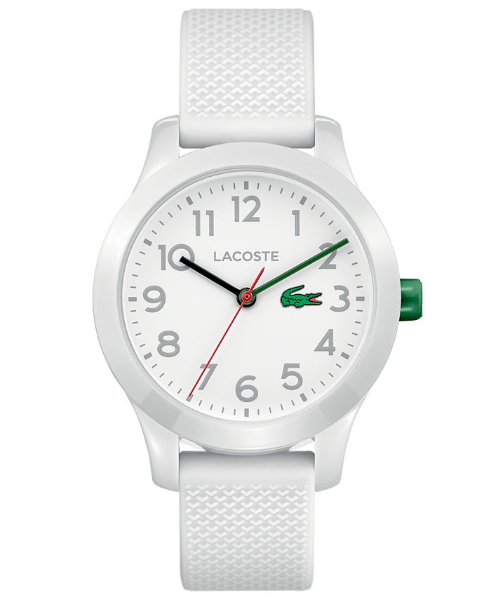 Lacoste - Kids 12.12 White Silicone Strap Watch 32mm