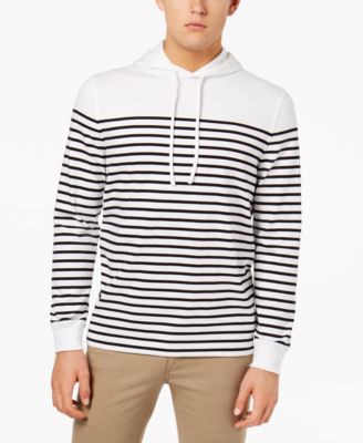 striped pullover hoodie men's