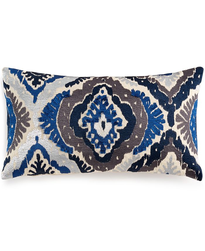 Lacourte LAST ACT! Bali Embroidered 14" x 24" Decorative Pillow