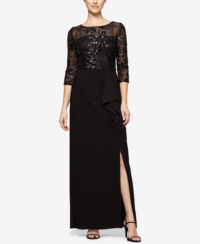Alex Evenings Petite Embellished Gown - Macy's