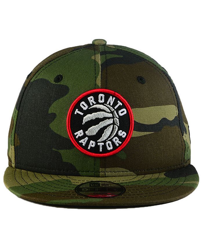 New Era Boys' Toronto Raptors Woodland Team 9FIFTY Snapback Cap - Macy's