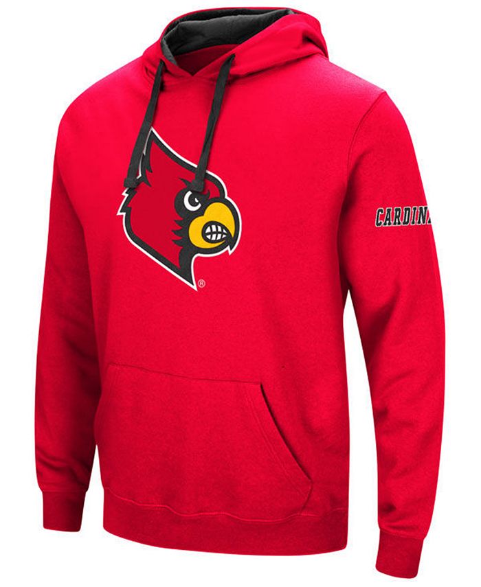 Colosseum Men's Louisville Cardinals Big Logo Hoodie - Macy's