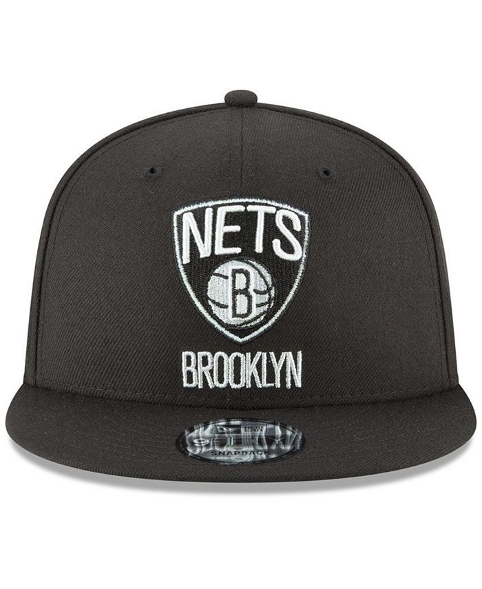 New Era Brooklyn Nets Team Metallic 9FIFTY Snapback Cap - Macy's