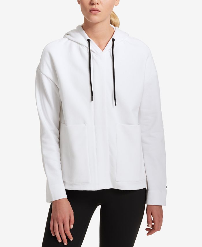 DKNY Sport Cotton Hooded Fleece Jacket Macy's