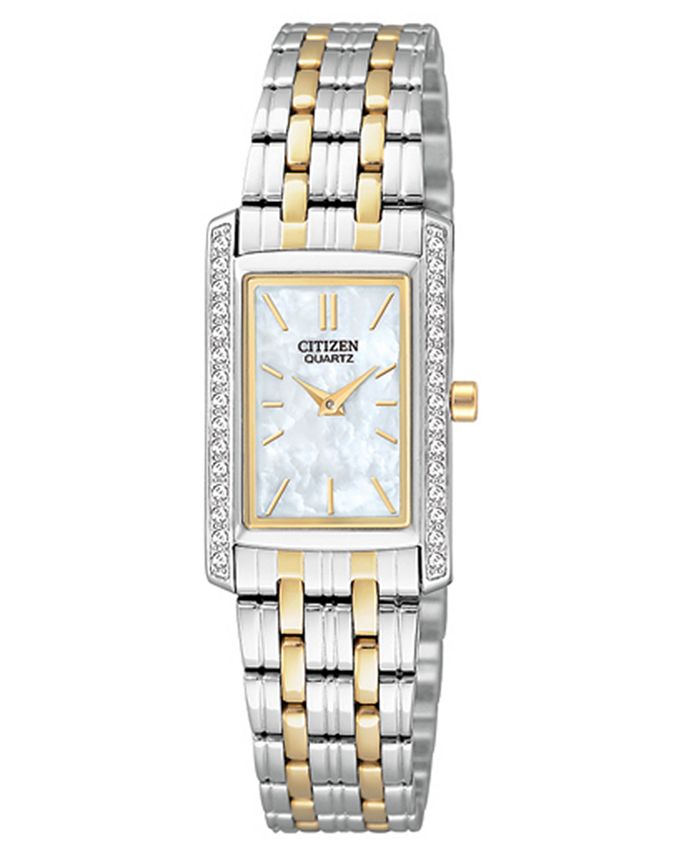 Citizen Women's Two Tone Stainless Steel Bracelet Watch 19mm EK112454D