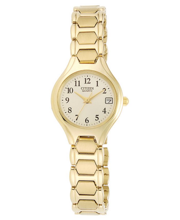 Citizen Women's Gold-Tone Stainless Steel Bracelet Watch 23mm EU2252-56P &  Reviews - All Watches - Jewelry & Watches - Macy's