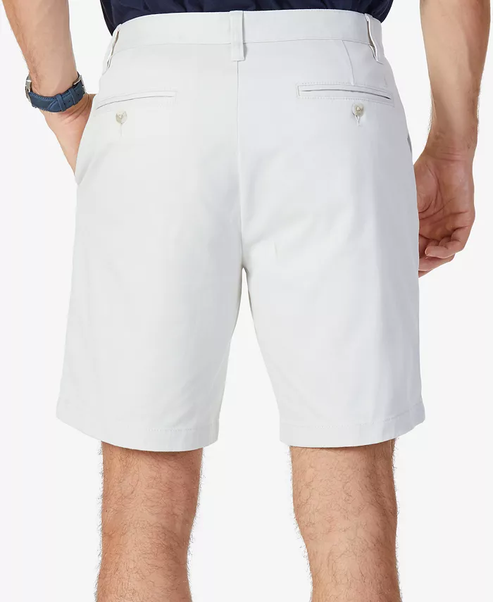 Men's Stretch Chino Flat-Front Deck Shorts, 8.5” Inseam - thumbnail 9