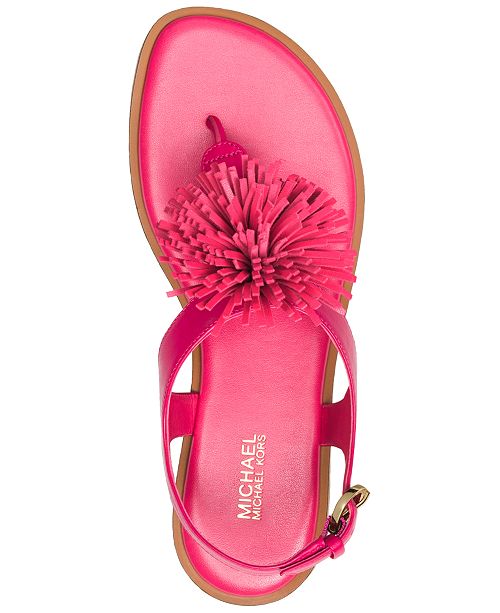 Michael Kors Lolita Thong Flat Sandals - Sandals & Flip Flops - Shoes - Macy&#39;s