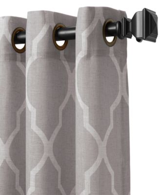 Medalia Geometric Window Curtain Panel