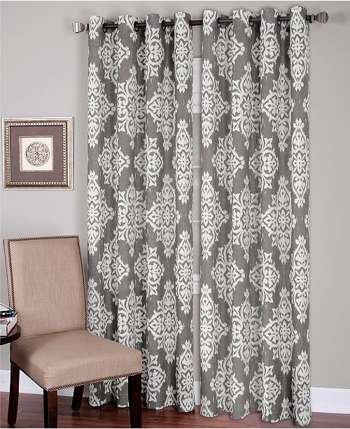 Elrene Linen Medina Curtain Panels Window Treatments Home Macy's