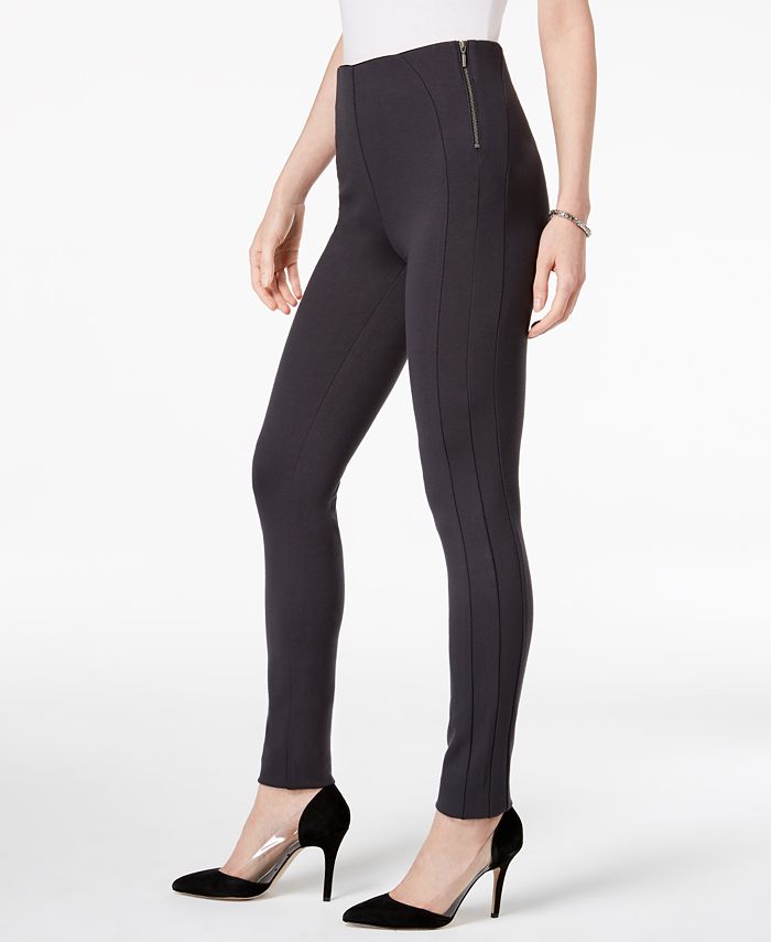 Style & Co Petite Seam-Front Ponte-Knit Leggings, Created for Macy's -  Macy's