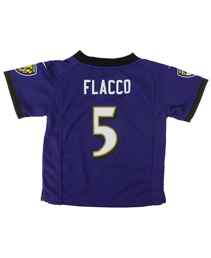 Men's Nike Baltimore Ravens Joe Flacco Game NFL Replica Jersey