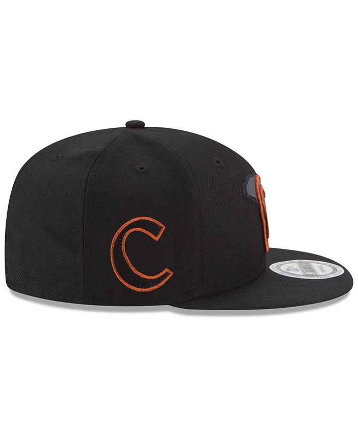 New Era Clemson Tigers 9FIFTY - Berretto vintage a righe retrò con chiusura a scatto, regolabile, colore: arancione e viola, Arancione e viola., Taglia unica