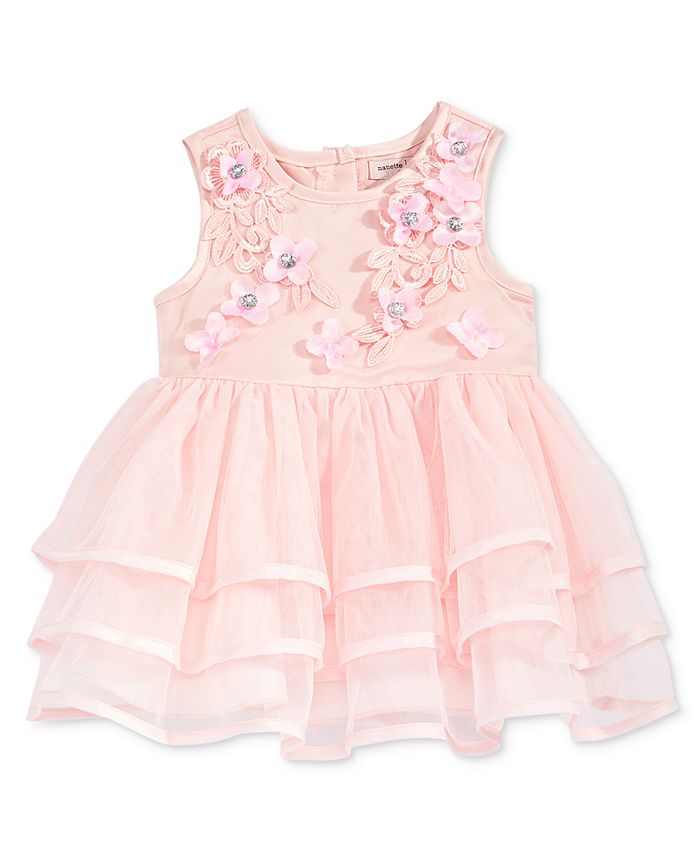 Nanette Lepore Tiered Floral Dress, Baby Girls - Macy's