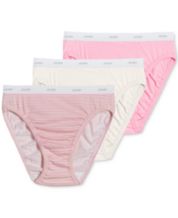 NWT Lot 3 Ellen Tracy Womens Brief Panties 7/L full-Cut NEW WITH DEFECTS RT  $32