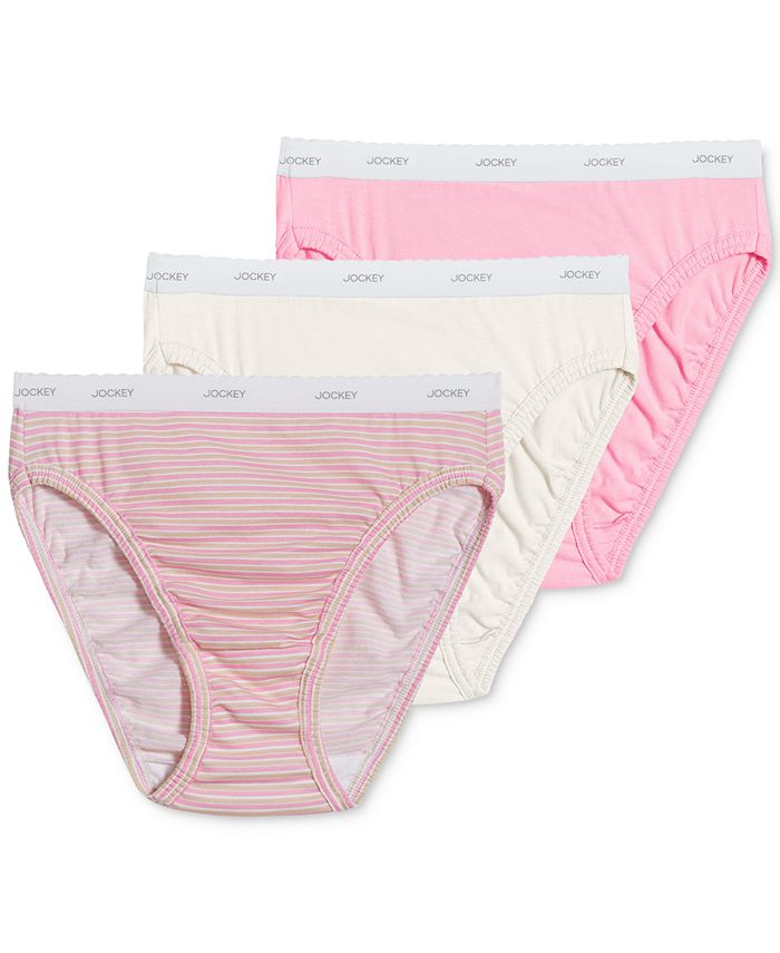 Jockey Classics French Cut Underwear 3 Pack 9480, 9481, Extended Sizes -  Macy's