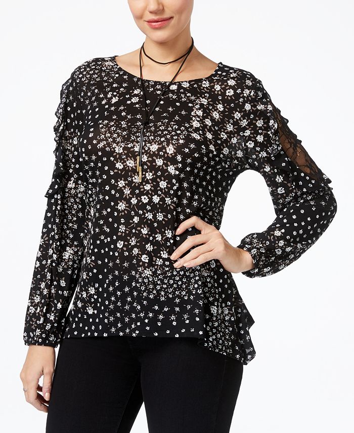 Misty Lace Inset Top main image 1