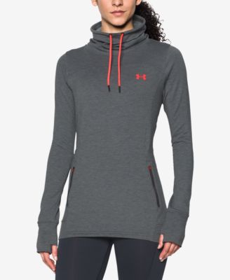 under armour featherweight fleece slouchy hoodie