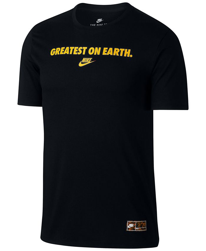 Nike Men s Greatest On Earth Sportswear Graphic T Shirt Macy s