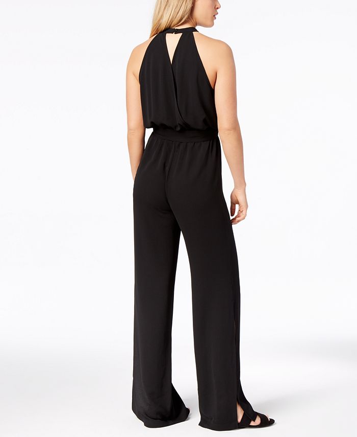 Bar III Belted Wide-Leg Jumpsuit, Created for Macy's & Reviews - Pants ...
