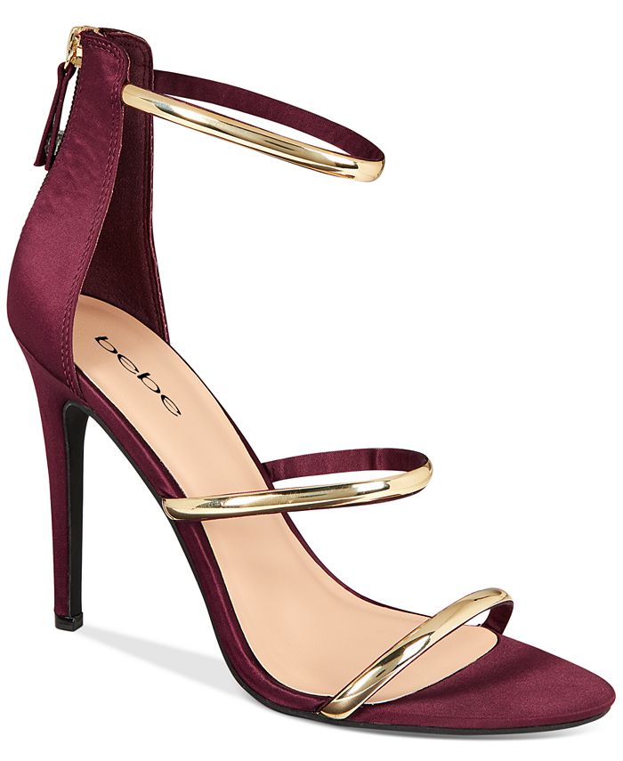 Bebe berdine strappy stiletto sandal clearance