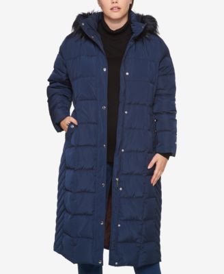 tommy hilfiger maxi puffer coat