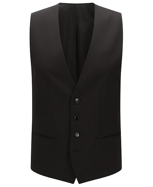 Hugo Boss Boss Men S Slim Fit Waistcoat Reviews Suits