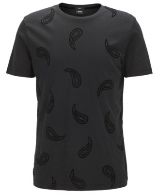 Hugo Boss - Men's Paisley-Print Cotton T-Shirt