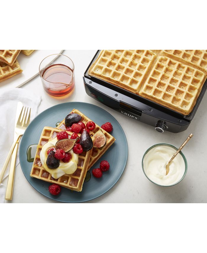Krups GQ502D51 4Slice Belgian Waffle Maker Macy's