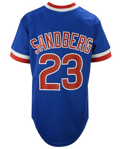 Majestic Ryne Sandberg Chicago Cubs Cooperstown Player Jersey