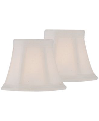Lite Source - Set of 2 Clip-on 5" Linen Chandelier Shade