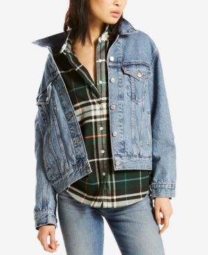 image of Levi-s Women-s Ex-Boyfriend Cotton Denim Trucker Jacket