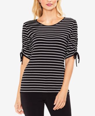 Vince Camuto - Drawstring-Sleeve Top