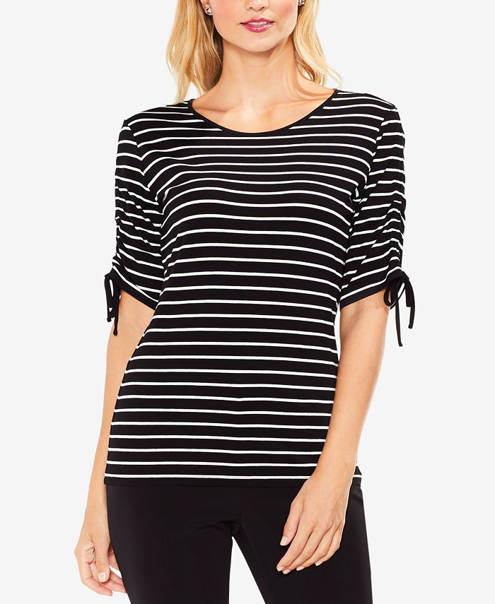 Vince Camuto DrawstringSleeve Top Macy's