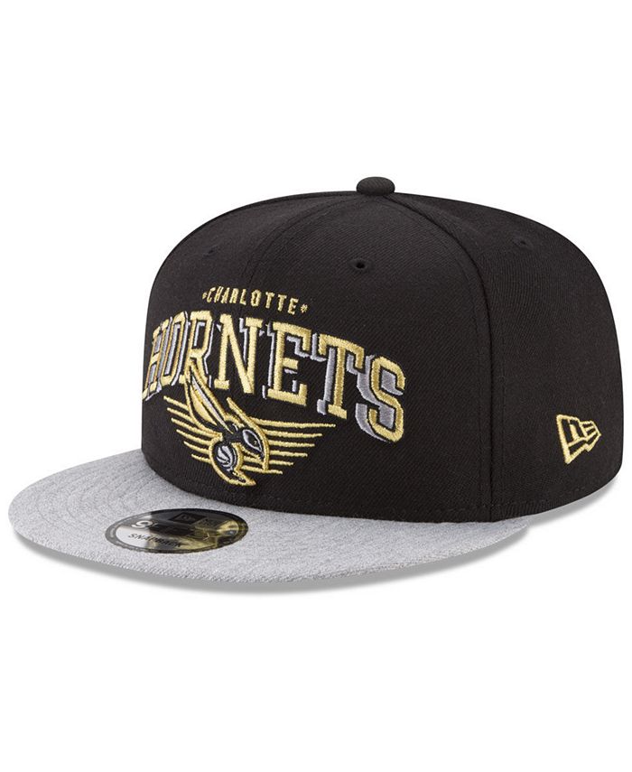 New Era Charlotte Hornets Gold Mark 9FIFTY Snapback Cap - Macy's