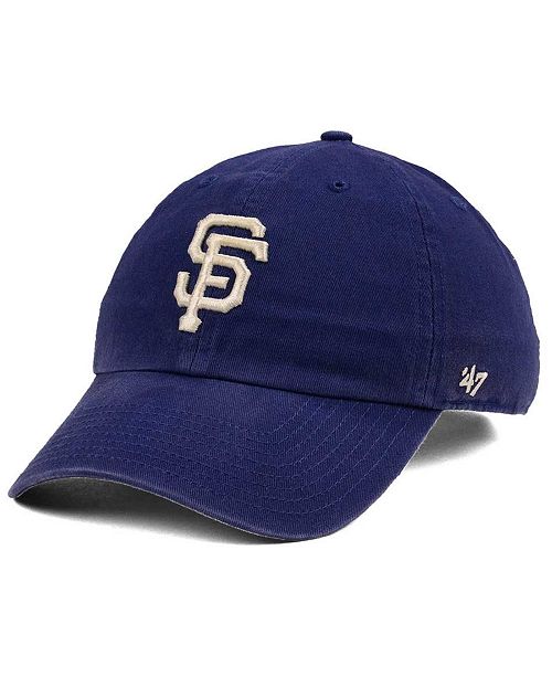 47 Brand San Francisco Giants Timber Blue Clean Up Cap