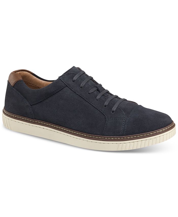 Johnston Murphy Men s Walden Cap Toe Suede Lace Up Sneakers Macy s
