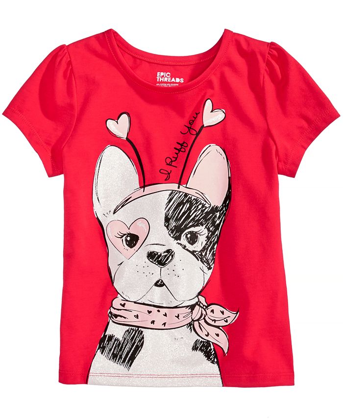 Epic Threads Puppy Dog T-Shirt, Toddler Girls, Created for - Macy's